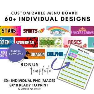 face painting menu board word board face painting design options printable designs