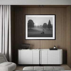 Golf Fotografie Druck: Amerikanische Flagge Szene (Digital Download)