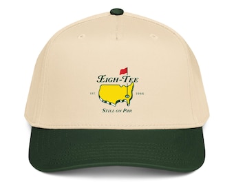 80th Birthday Golf Hat, Eigh-Tee Still on Par Embroidered Cap, 80th Birthday Gift for Him, Funny Golf Birthday Gift, Golfer Gift Men