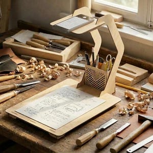 DIY Smartphone Document Scanner Stand: Laser Cut Files (Digital Download)