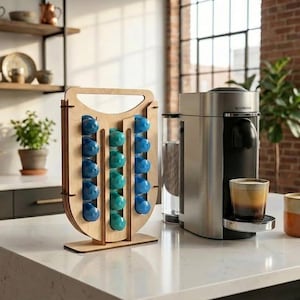 Nespresso Capsule Holder SVG DXF Laser Cut Files - Glowforge Project
