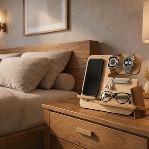 CNC Smartphone Stand Files: Laser Cut Charging Station (Digital Download)