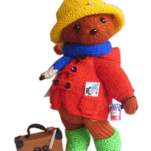 PADDINGTON Bear PDF Email Knit PATTERN image 2