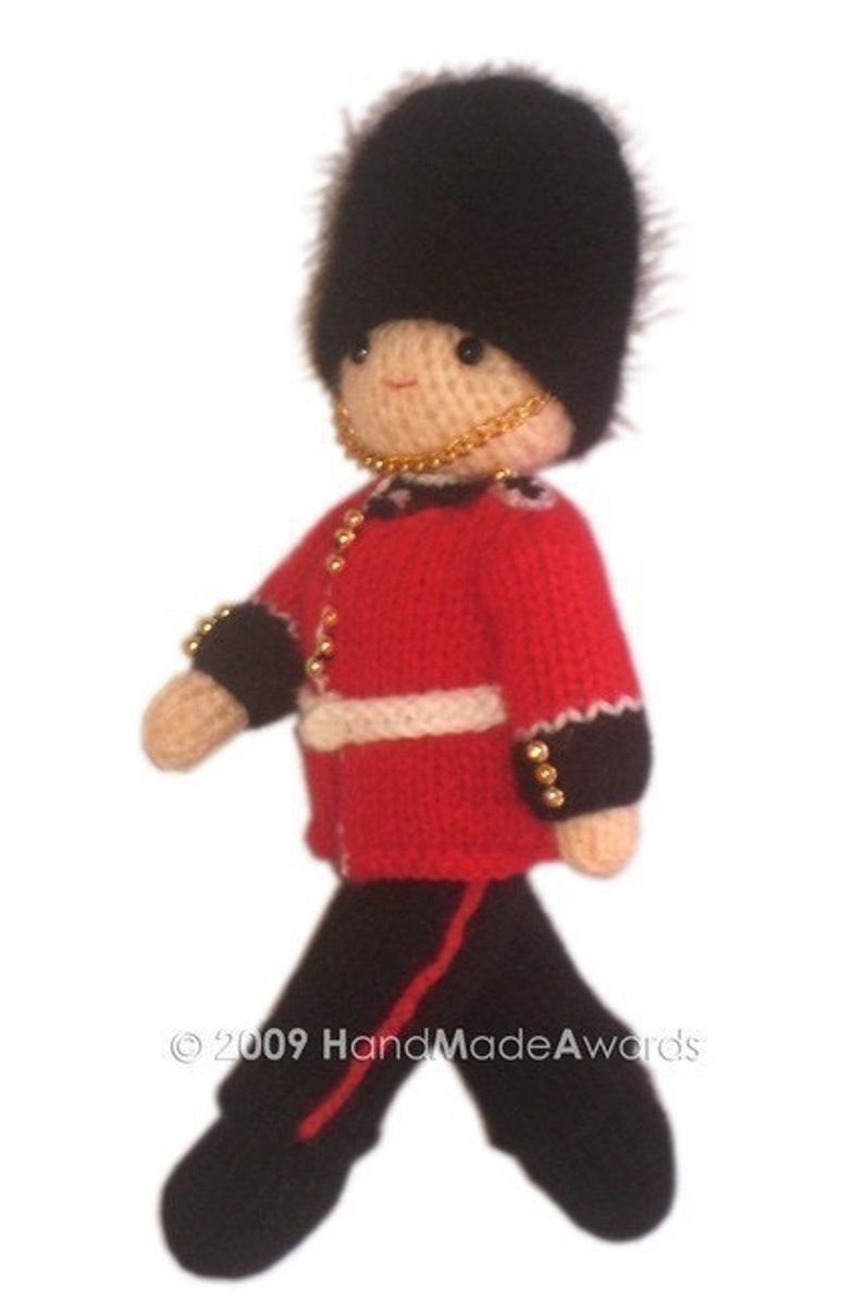 Gorgeous ROYAL Guard from Buckingham Palace Pdf Email CROCHET PATTERN image 5