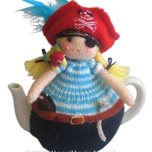 PIRATE Tea Cosy Pdf Email Crochet PATTERN image 1