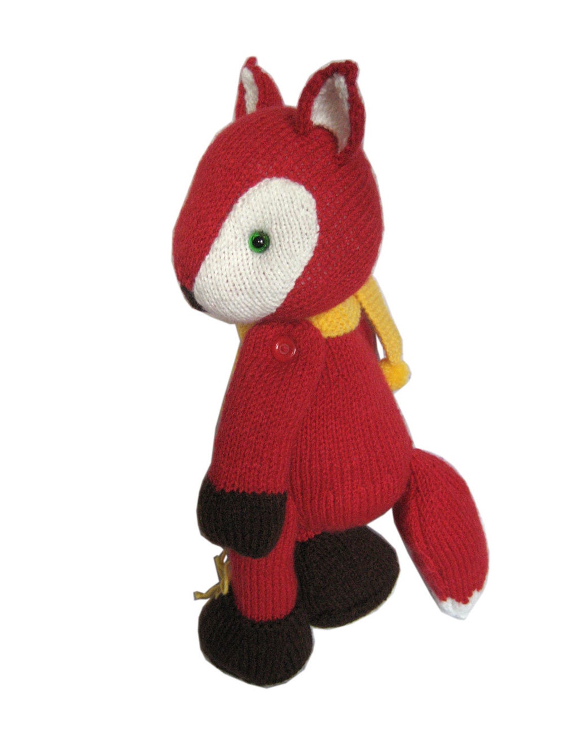 Red Fox pdf Email KNIT PATTERN | Etsy
