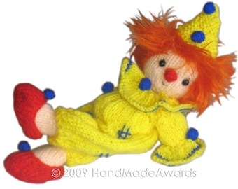 Little CLOWN Pdf Email KNIT PATTERN