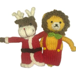 Menagerie Finger Puppets PDF Email Knit PATTERN - Etsy