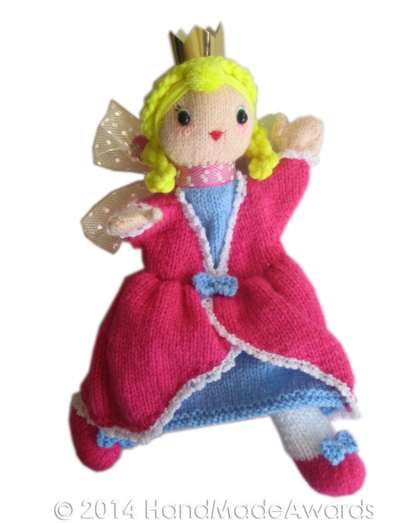 Sofia QUEEN PUPPET Pdf Email Knit PATTERN image 4