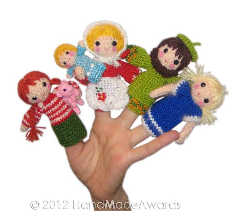 Chistmas NATIVITY Finger Puppets Pdf Email Crochet PATTERN image 4