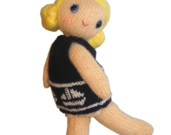 Lolvely SAILOR Girly Doll with Fishbowl PDF Email Knit PATTERN