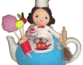 Sweet PASTRYCOOK Tea Cosy pdf Knit PATTERN