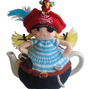 PIRATE Tea Cosy Pdf Email Crochet PATTERN image 3