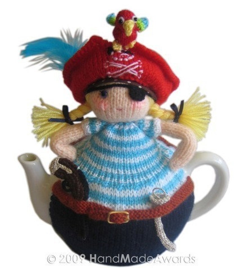 PIRATE Tea Cosy Pdf Email Crochet PATTERN image 3