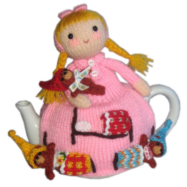 GOLDILOCKS and the Three Bears Tea Cosy Pdf Email Knit PATTERN