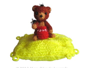 Little Bear Pincushion Pdf Email Knit PATTERN