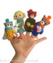 GOLDILOCKS and the Three Bears Finger PUPPETS Pdf Email Knit PATTERN 