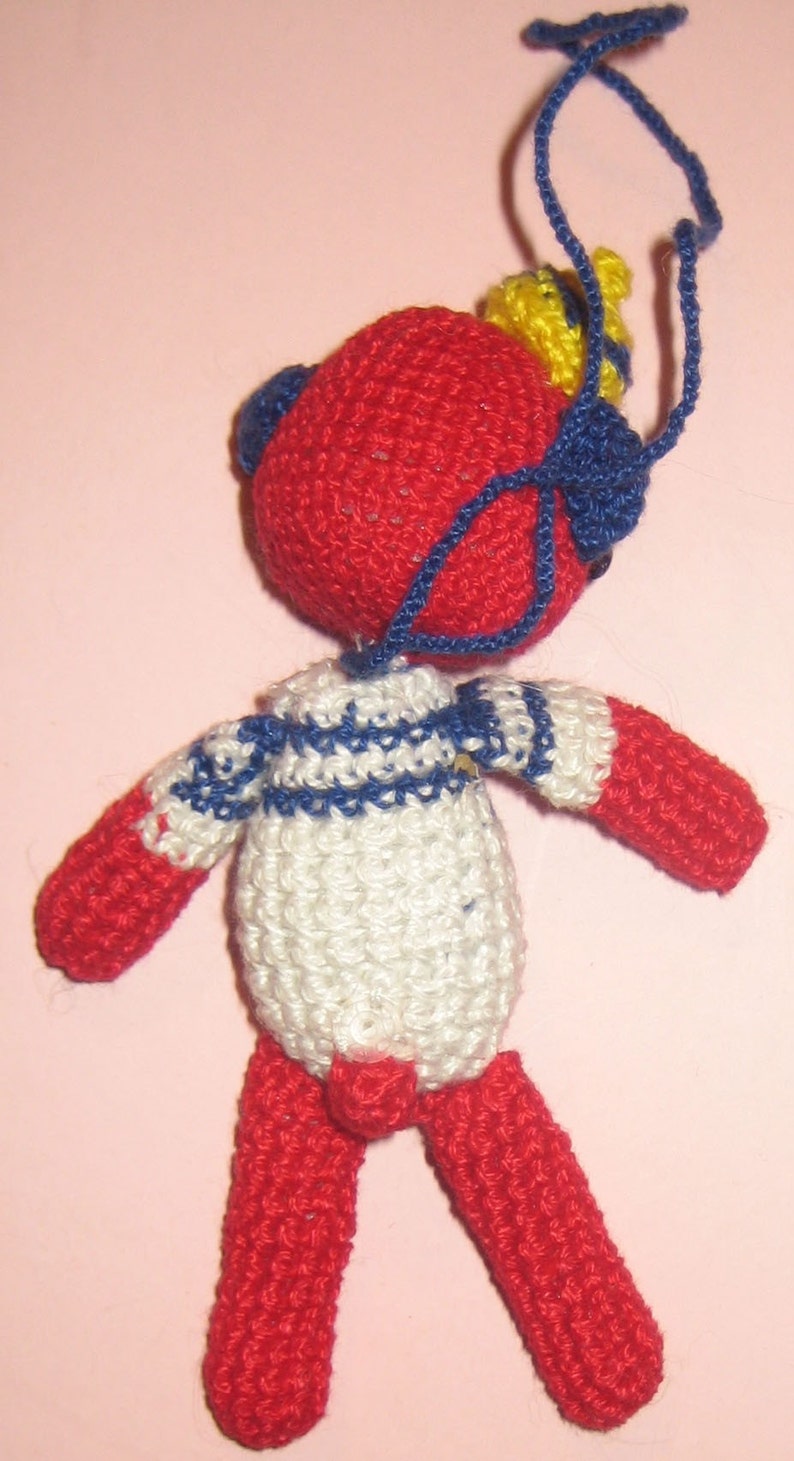 Sailor Red BEAR Pdf Email CROCHET PATTERN image 3