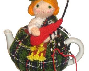 The Girl from Scotland Tea Cosy PDF Email Knit PATTERN