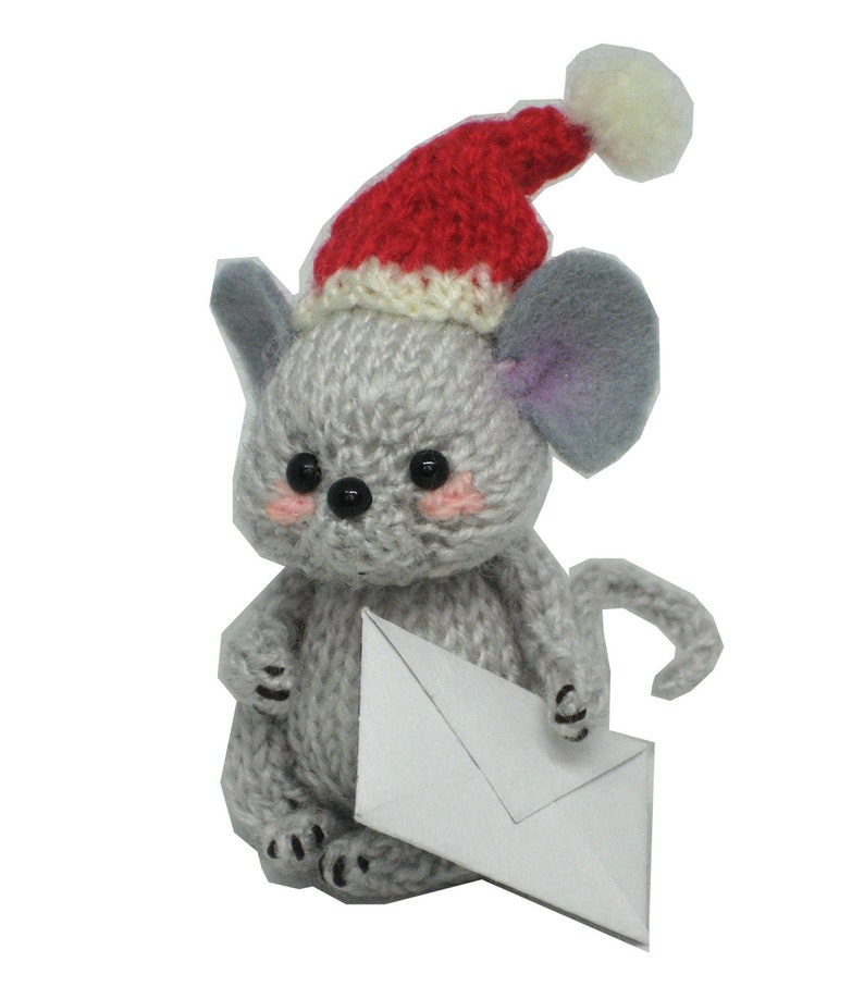 Sweet Little Mouse in Mailbox PDF email knit PATTERN image 7