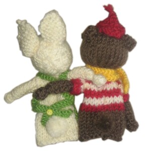 Menagerie Finger Puppets PDF Email Knit PATTERN - Etsy