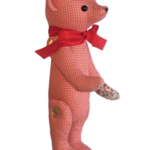sweet fabric Teddy bear classic vintage style Pdf email PATTERN image 3