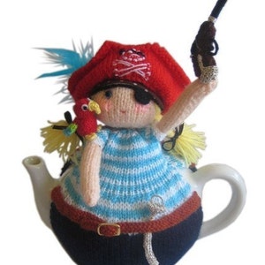 PIRATE Tea Cosy Pdf Email Crochet PATTERN image 5