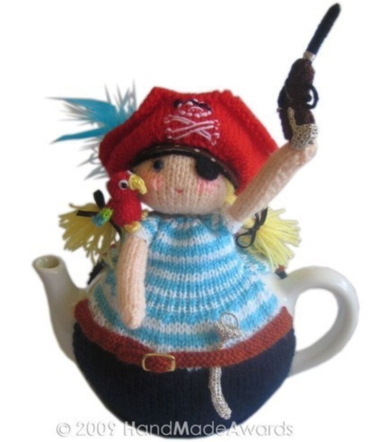 PIRATE Tea Cosy Pdf Email Crochet PATTERN image 5