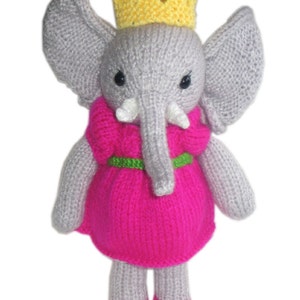 Taffi The Princess Elephant PDF Email Knit PATTERN image 4