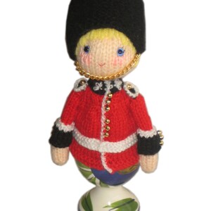 Adorable ROYAL GUARD from Buckingham Palace Egg Cosy Pdf Email Knit PATTERN image 2