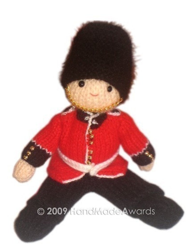 Gorgeous ROYAL Guard from Buckingham Palace Pdf Email CROCHET PATTERN image 4