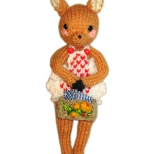 Little Red Riding Hood Fawn PDF Email Knit PATTERN image 5