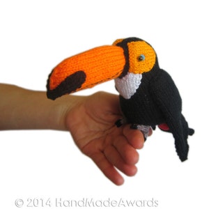 Pukas the TOUCAN Pdf Email Knit PATTERN