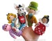 ALICE in WONDERLAND Finger Puppets Pdf Email Crochet PATTERN 