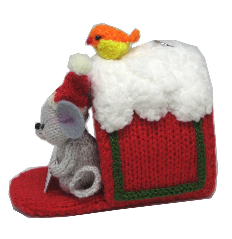 Sweet Little Mouse in Mailbox PDF email knit PATTERN image 4