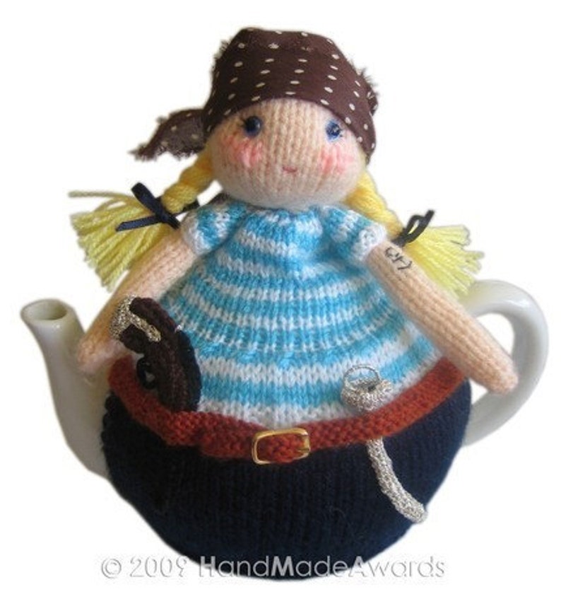 PIRATE Tea Cosy Pdf Email Crochet PATTERN image 4