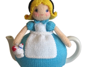 ALICE in WONDERLAND Tea Cosy pdf Email Knit PATTERN