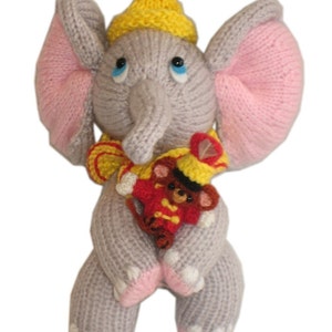 sweet Elephant with little friend pdf Email knit PATTERN image 4