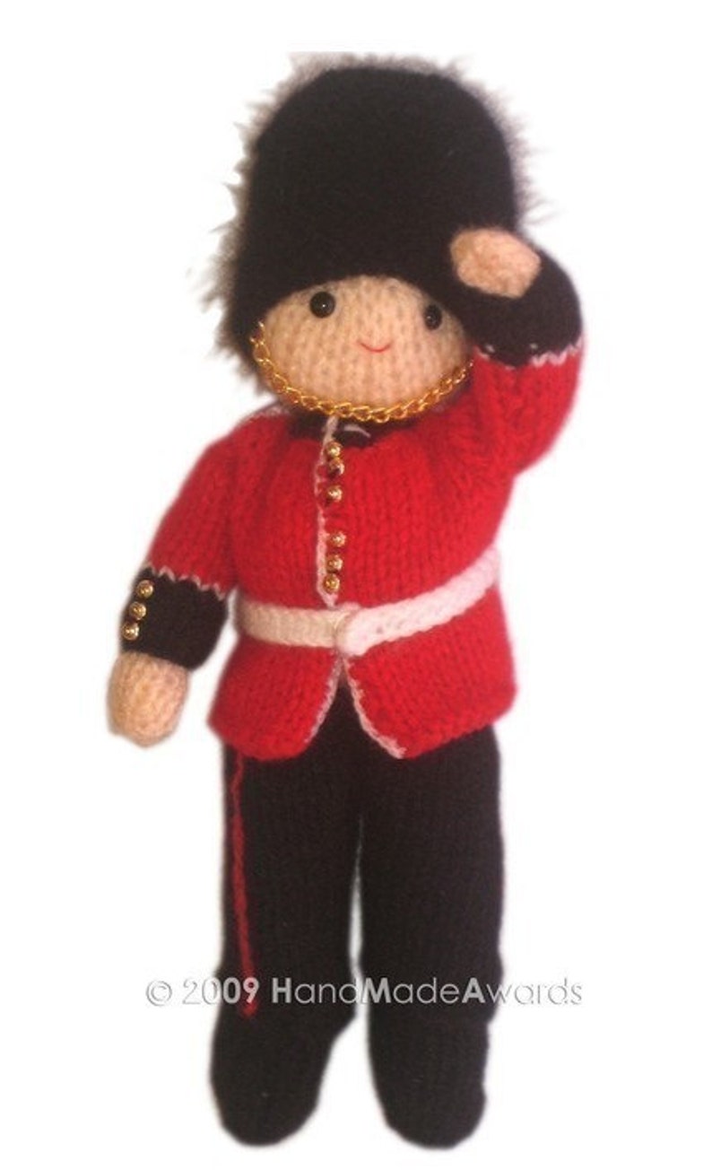 Gorgeous ROYAL Guard from Buckingham Palace Pdf Email CROCHET PATTERN image 3