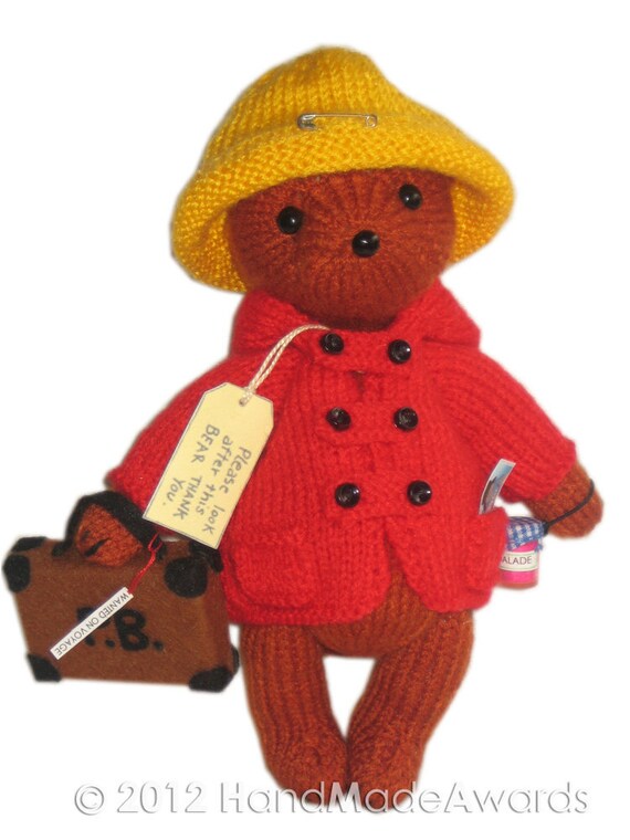 free paddington bear jumper knitting pattern