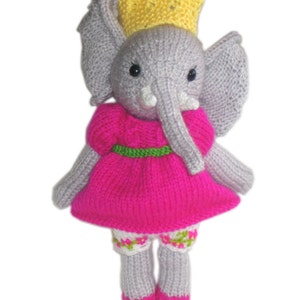 Taffi The Princess Elephant PDF Email Knit PATTERN image 2