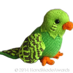 Manolito the PARAKEET Pdf Email Knit PATTERN