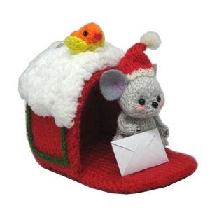Sweet Little Mouse in Mailbox PDF email knit PATTERN image 9