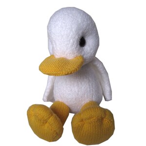 White Little Duckling PDF Email Knit PATTERN image 8