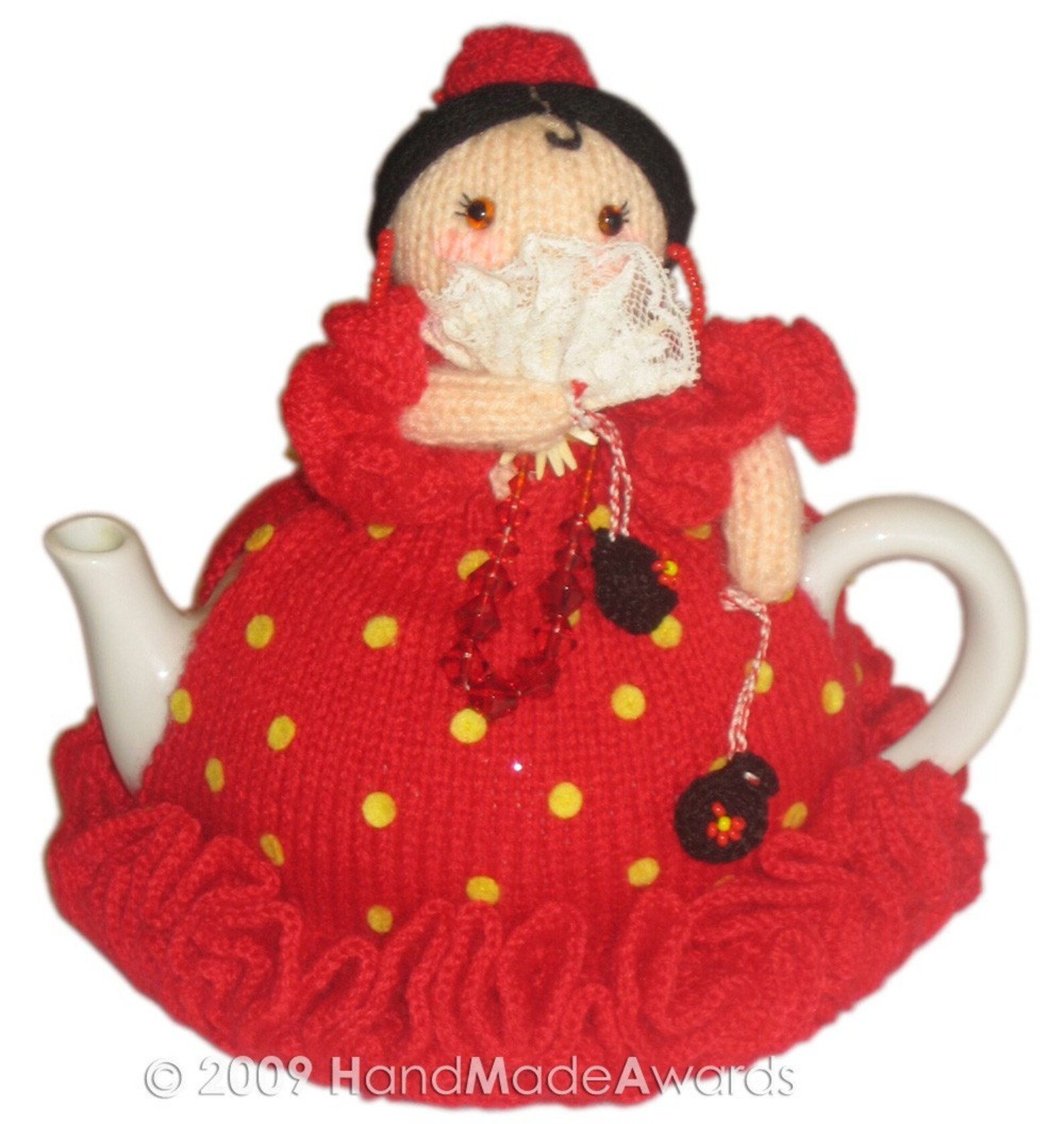 OLE OLE Spanish Ballerina Tea Cosy Pdf Email Knit PATTERN Etsy
