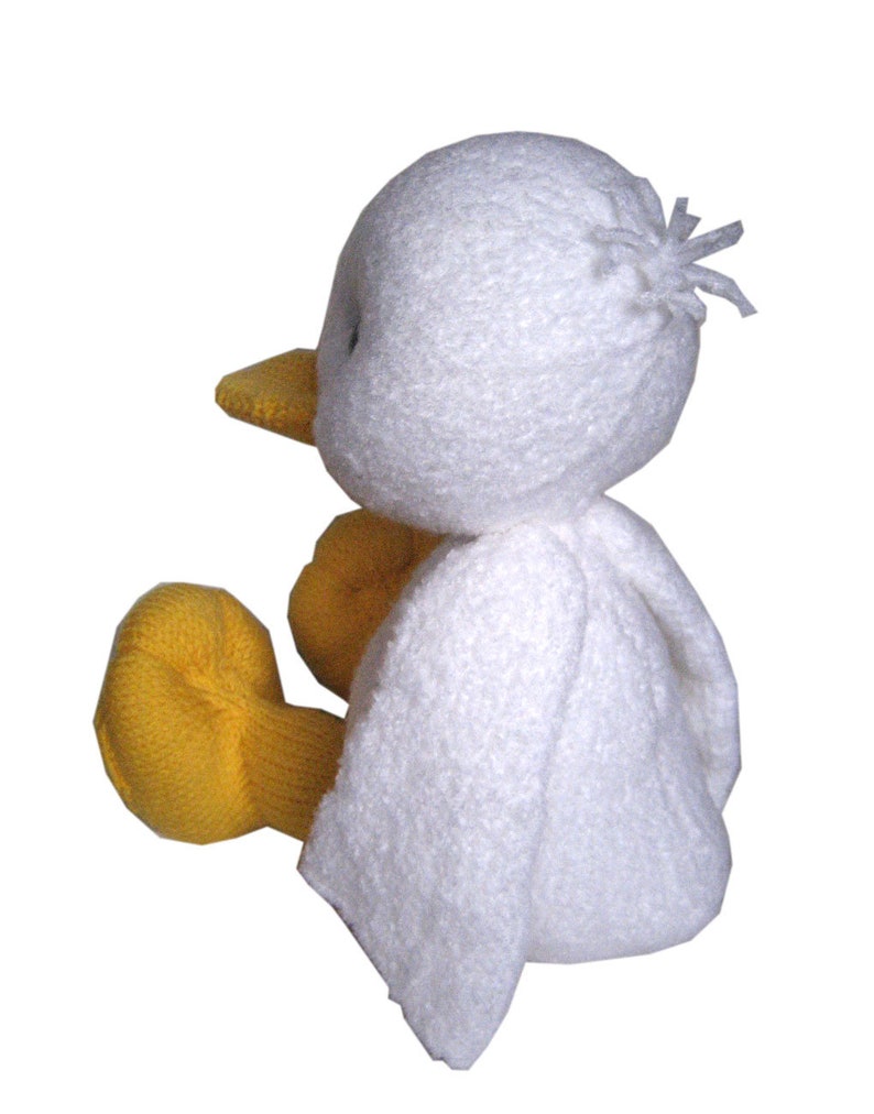 White Little Duckling PDF Email Knit PATTERN image 10