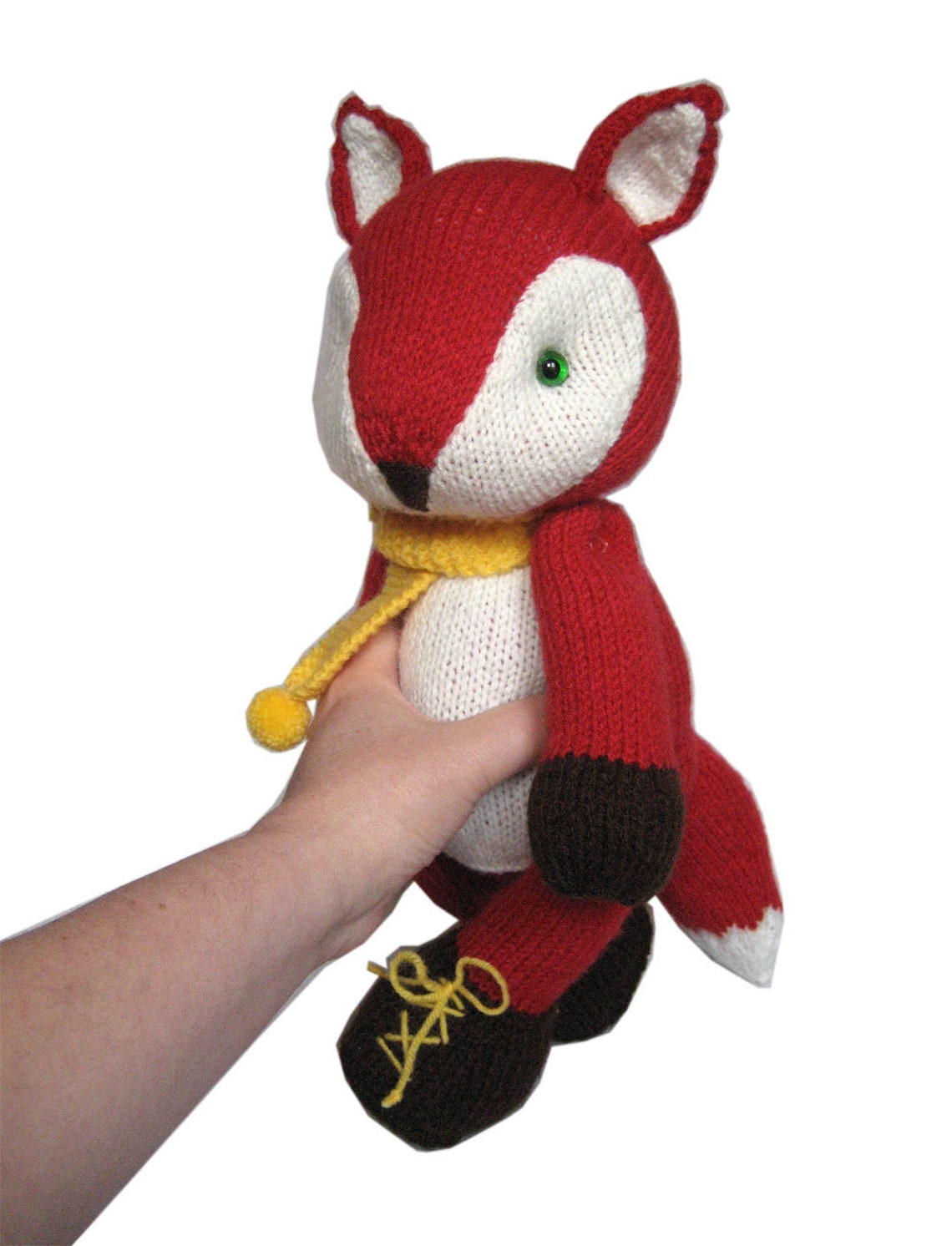 Red Fox pdf Email KNIT PATTERN | Etsy