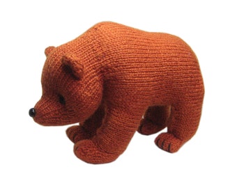 Grizzly Bear PDF Email Knit PATTERN