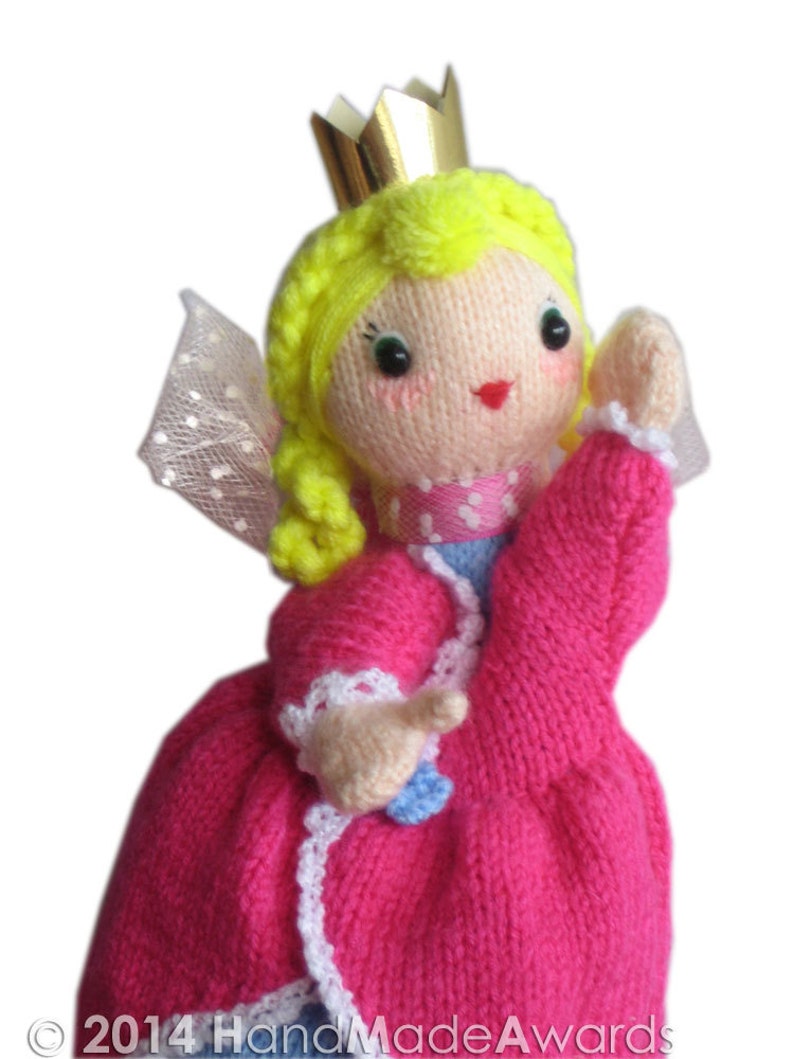 Sofia QUEEN PUPPET Pdf Email Knit PATTERN image 3