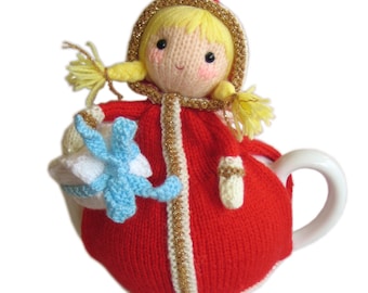 Angel of Christmas Tea Cosy Pdf Email Knit PATTERN